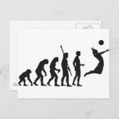 evoluvolleybal briefkaart (Voorkant / Achterkant)