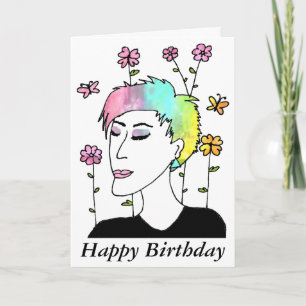 Evolve Art Birthday Kaart