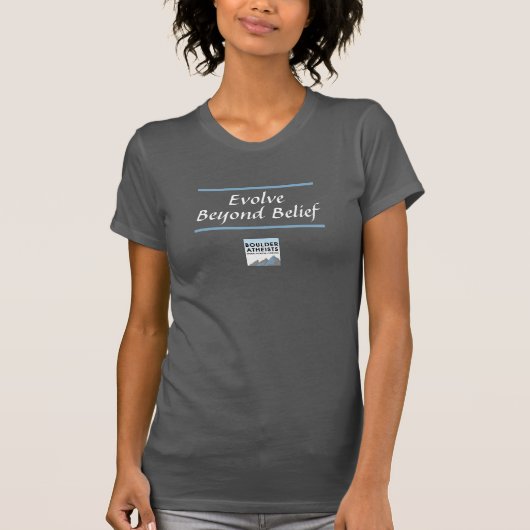 Evolve Beyond Belief Logo Dames T-Shirt (Voorkant)