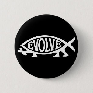 Evolve Fish Ronde Button 5,7 Cm