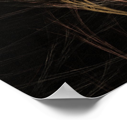 Evolve Flame Fractal Poster (Hoek)