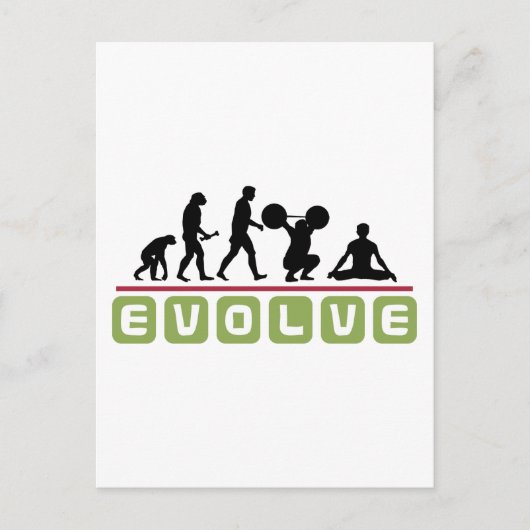 Evolve Yoga Gift Briefkaart (Voorkant)
