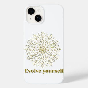 "Evolve Yourself" Mandala Kunst Phone Hoesje