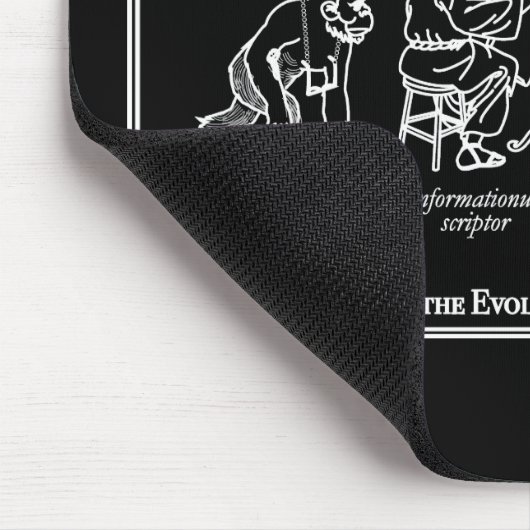 Evolving Librarian Mousepad - zwart Muismat (Hoek)