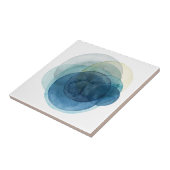 Evolving Planets - Waterverf cirkels Tegeltje (Zijkant)