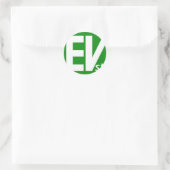 EVst-Stickers Ronde Sticker (Tas)
