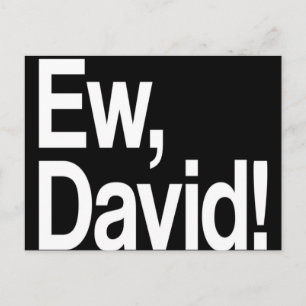 Ew David Briefkaart