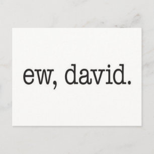 Ew David Meme Briefkaart
