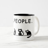 "Ew, les gens — Mug de chat drôle" (Devant droit)
