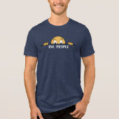 Ew Mensen donker Tri-Blend Shirt (Voorkant)