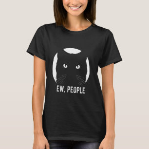 EW, MENSEN Kat Anti-Sociaal Kat Liefhebber Eigenaa T-shirt