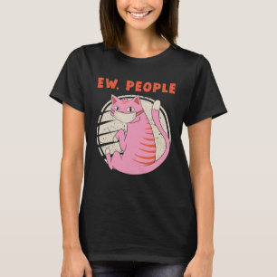 EW Mensen Kat Met Masker Anti Sociale Intro T-shirt