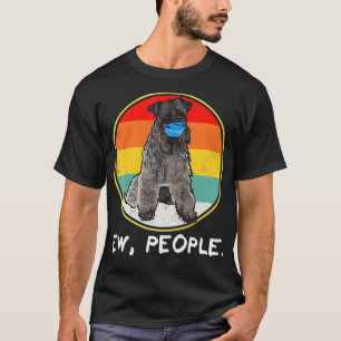 Ew Mensen Kerry Blue Terrier Dog Wearing F T-shirt