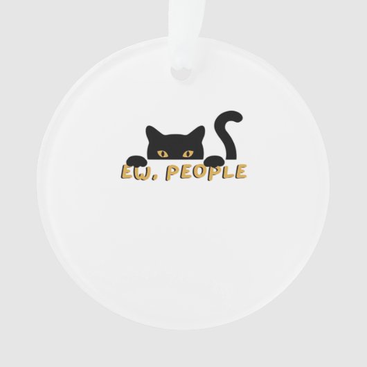 Ew, mensen - Peekaboo Ornament (voorkant)