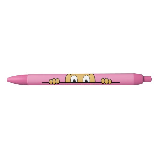 Ew Mensen roze Zwarte Inkt Pen (Voorkant)
