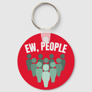 Ew, mensen sleutelhanger