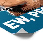 Ew People Capybara Christmas Humor  Poster (Hoek)