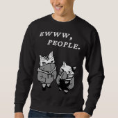 Ew People  Cat  Introvert Trui (Voorkant)
