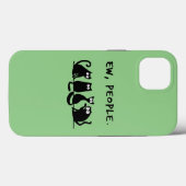 Ew People Funny Meowy Black Cats  Case-Mate iPhone Case (Achterkant (horizontaal))