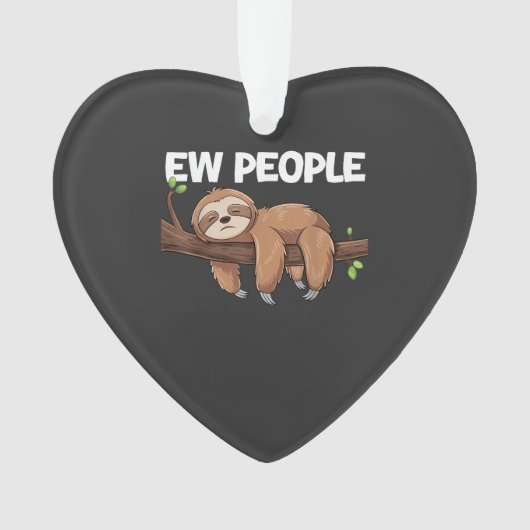 Ew People Sloth T-Shirt (devant)