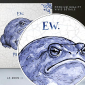 Ew People Toad Delft Blue Dutch Style  Tegeltje