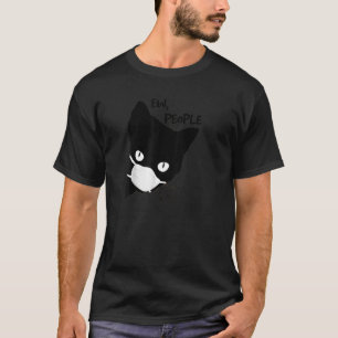Ew Personnes Black Cat Masque Pullover
