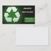 Ewaste réutilisant des cartes de visite - (Devant / Derrière)