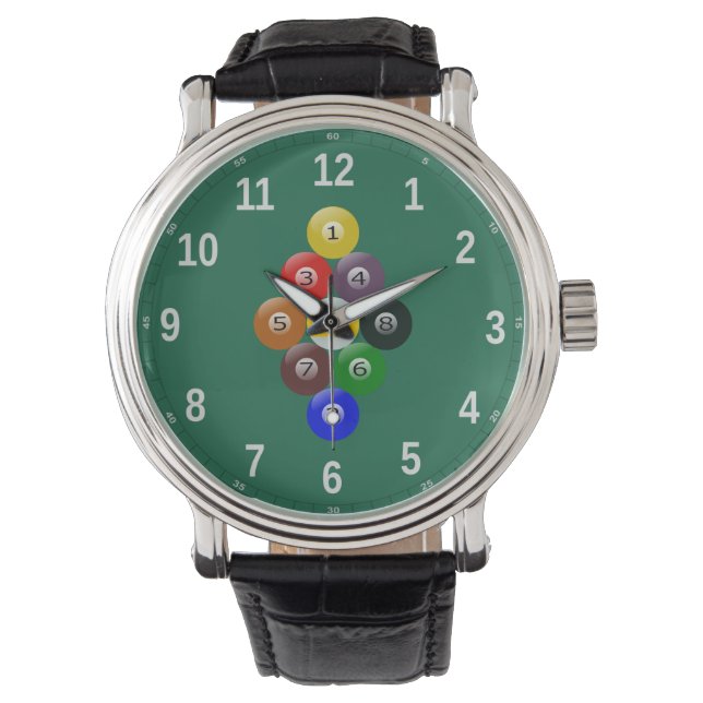 eWatch 9 Ball Horloge (Voorkant)