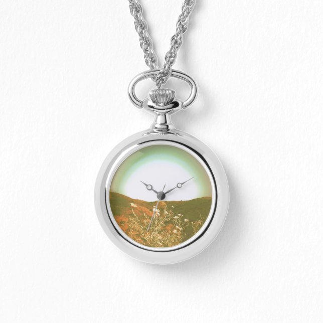 eWatch Bekijk vrouwen ketting stijl cool eco (Voorkant)