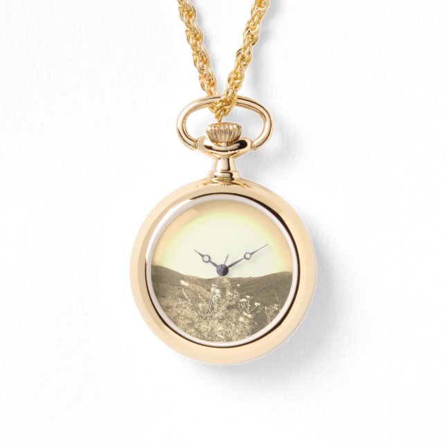 eWatch Bekijk vrouwen ketting stijl cool eco (Voorkant)