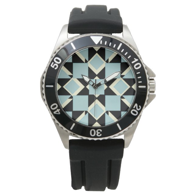 eWatch mannen kunststijl design Horloge (Voorkant)