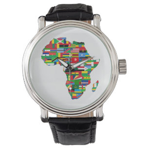 eWatch Watch Africa-map Horloge