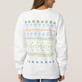 EWB-USA Sweatshirt de vacances pour femmes (Dos)