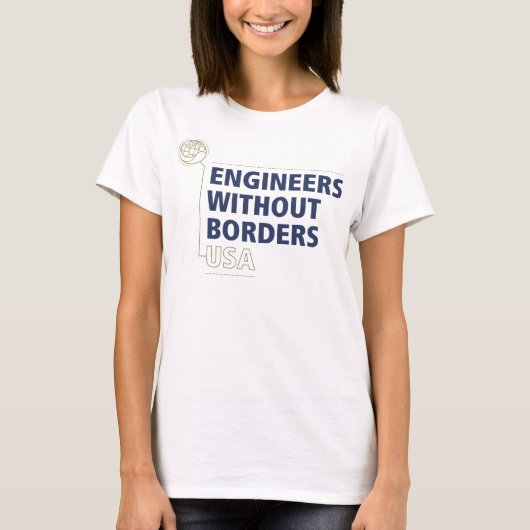 EWB-USA Women's T-shirt - White (Voorkant)
