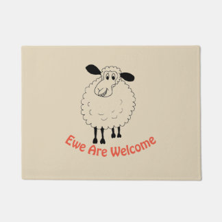 Ewe are Welcome Deurmat