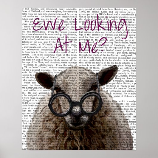 Ewe die me DeNiro Sheep bekijken Poster (Voorkant)
