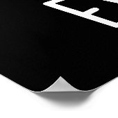 Ewe-F-O Funny UFO Pun Dark BG Poster (Hoek)