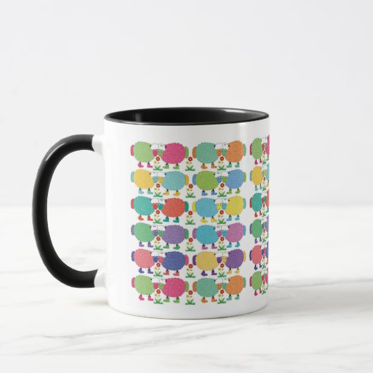 Ewes en teintes classique Mug (Gauche)