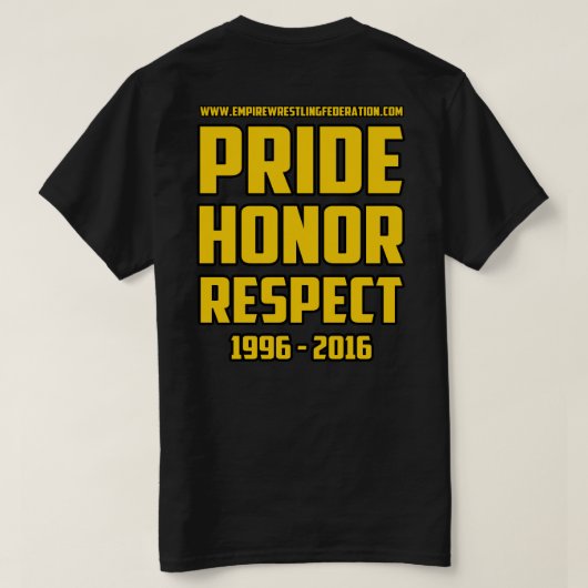 EWF 20e Jubileum T-shirt (Design achterkant)