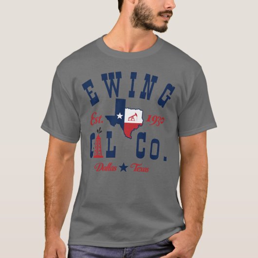 Ewing Oil Company T-shirt (Voorkant)