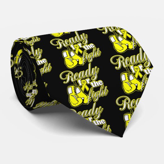 Ewing Sarcoma Ghandschoenen Ready for the Fight.pn Stropdas (Opgerold)