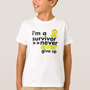 Ewing Sarcoma Survivor geeft nooit op T-shirt