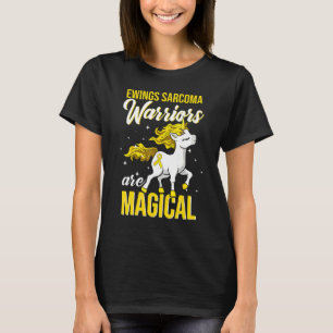 Ewings Sarcoma Awareness Warrior Unicorn T-shirt