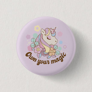 Ewn Your Magic Unicorn Ronde Button 3,2 Cm