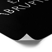 Ex abrupte poster (Hoek)