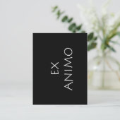 Ex animo briefkaart (Staand voorkant)