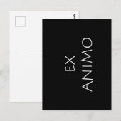 Ex animo briefkaart (Voorkant / Achterkant)