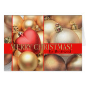 Ex-copain Joyeuse carte de Noël (Devant horizontal)