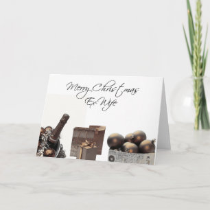 Ex Femme Joyeuse carte de Noël