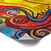 Ex Flammis Clarior, uit de vlam, helderheid Poster (Hoek)